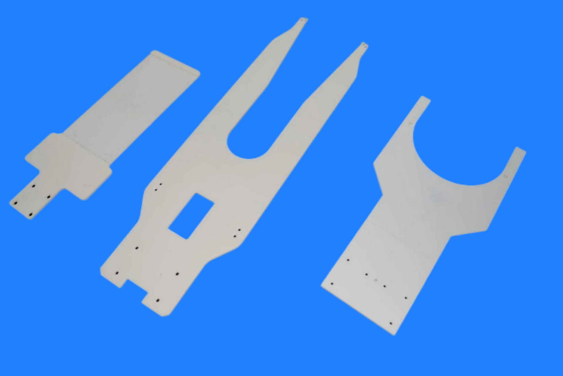 ذراع روبوتية من السيراميك Al2O3 ZrO2 لرقائق أشباه الموصلات