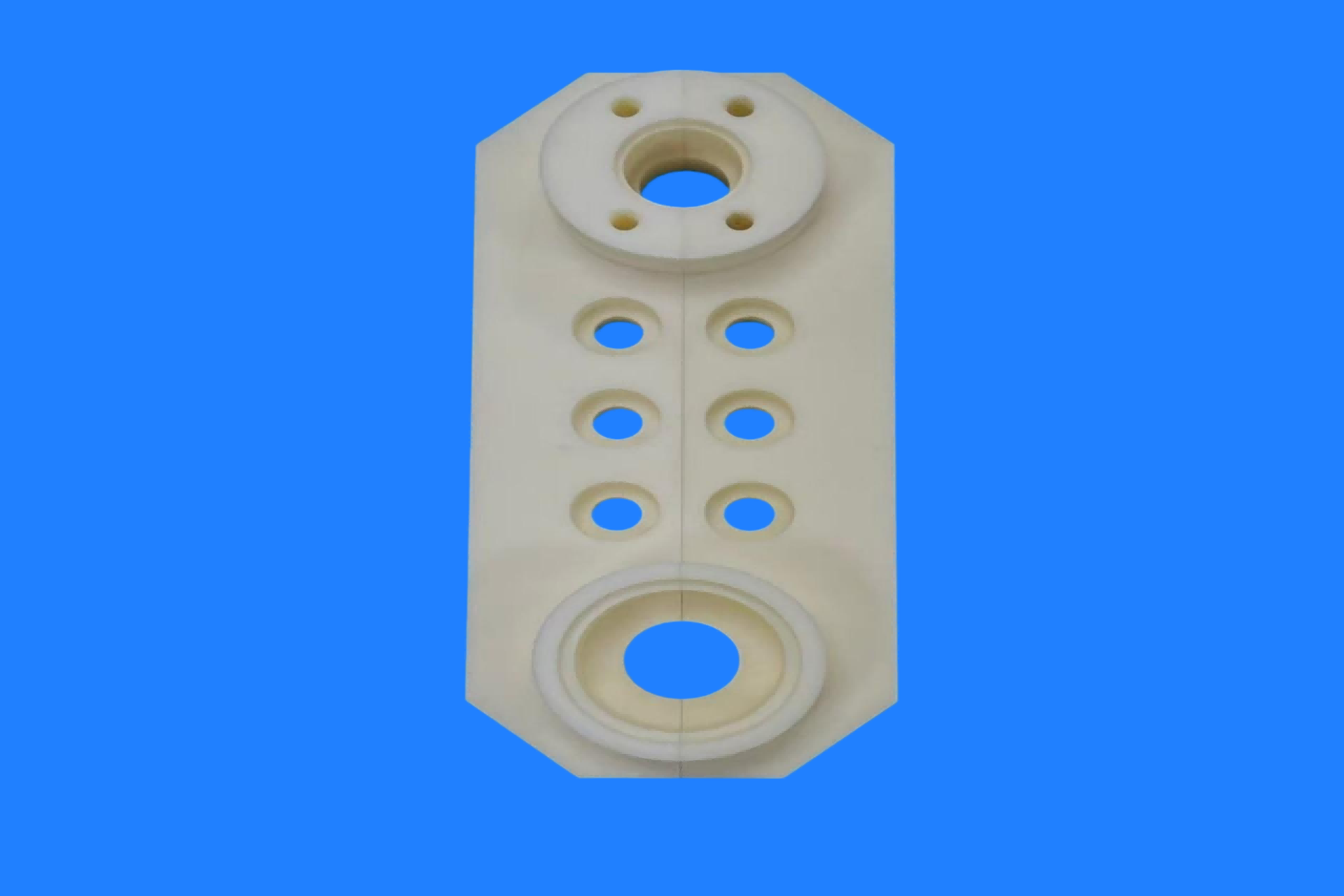 صفيحة تثبيت سيراميكية من أكسيد الألومنيوم (Al2O3) لماكينة اللحام