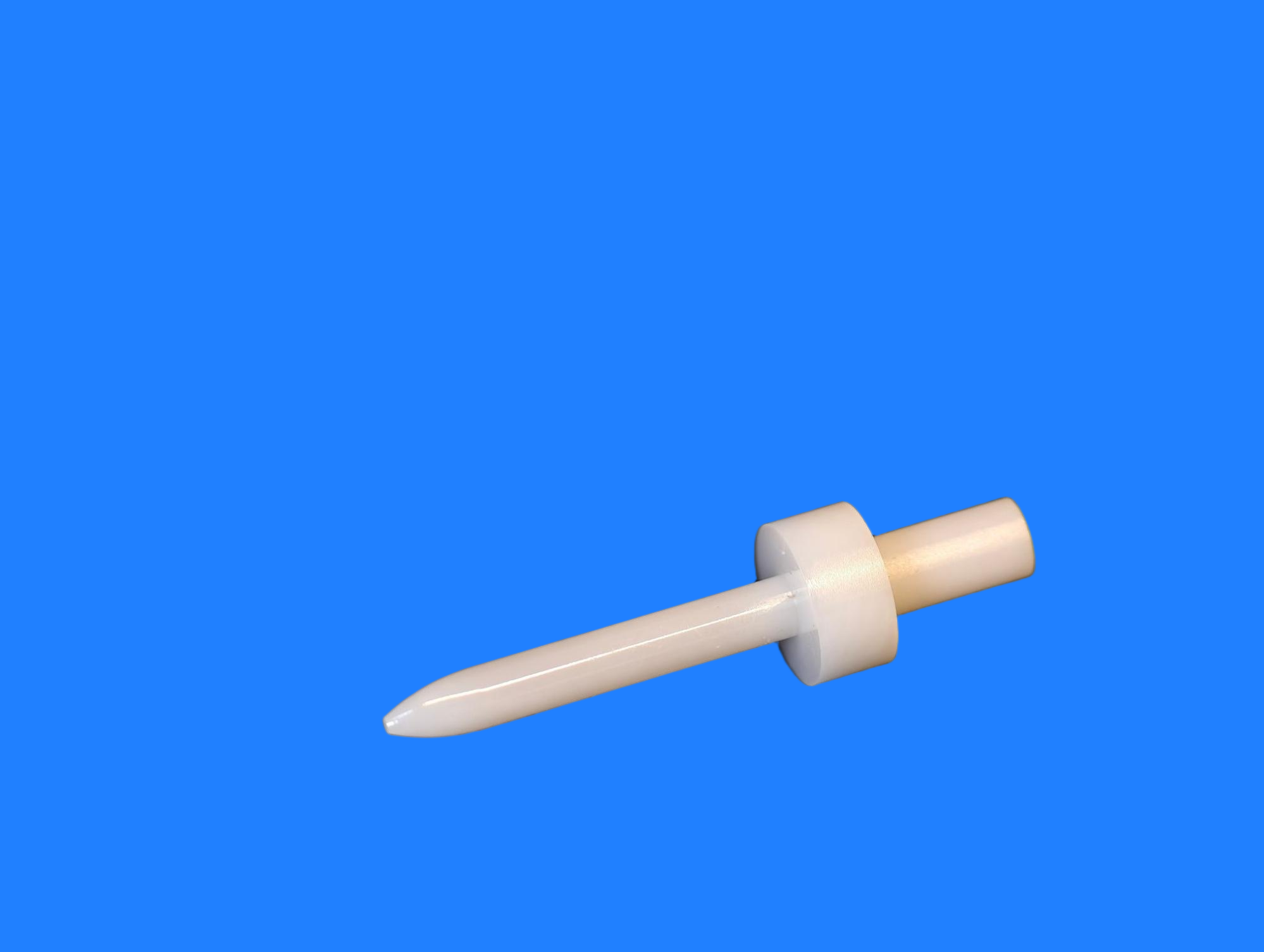 دبوس سيراميك أبيض غير مغناطيسي للإلكترونيات وأشباه الموصلات